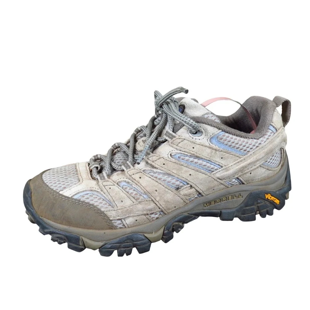 Merrell Moab 2 Ventilator Womens Hiking Shoes Size 7 Trail Outdoor Taupe Gray